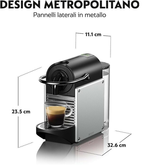 Delonghi espresso Pixie  aluminium  19bar EN124S – Image 4