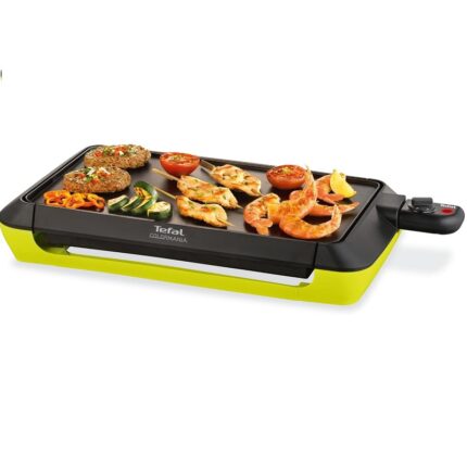 Tefal Colormania Plancha électrique, 2000 W, Revêtement antiadhésif, Jusqu'à 8 personnes, Compatible lave-vaisselle CB660301