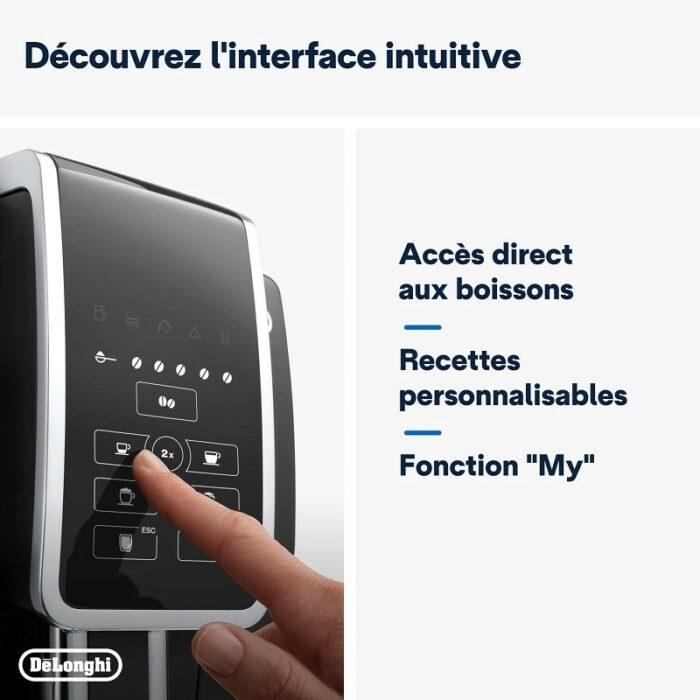 DeLonghi dinamica cafétiére broyeur  ECAM350.50.B – Image 5