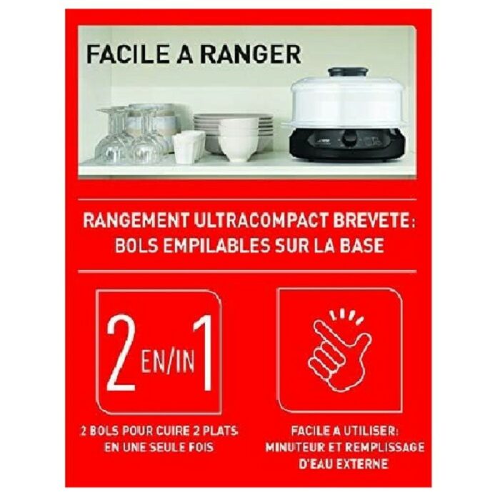 Seb Cuiseur vapeur 800w vc204800 – Image 10