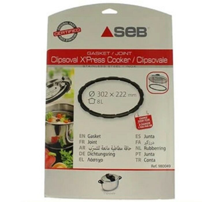 Seb joint accessoire autocuiseur 8L clipsovale 980049 – Image 1