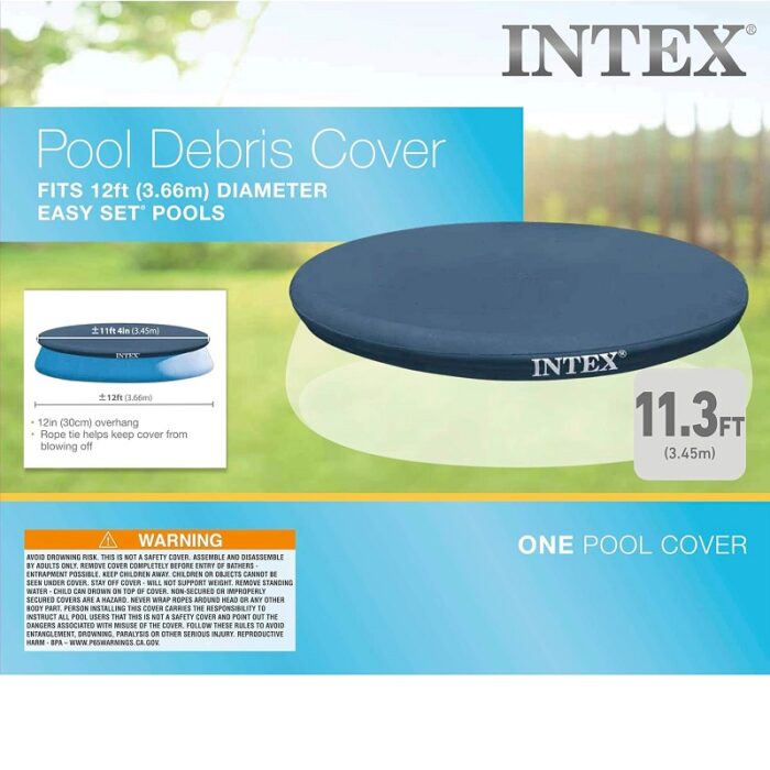 Intex couverture de piscine ronde 3.66cm 28022 – Image 1