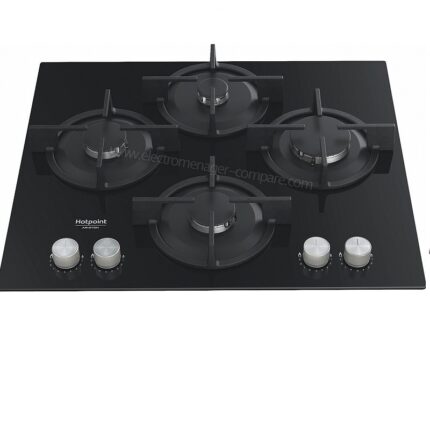 Ariston plaque cuisson au gaz 4 feux GS 61S/BK