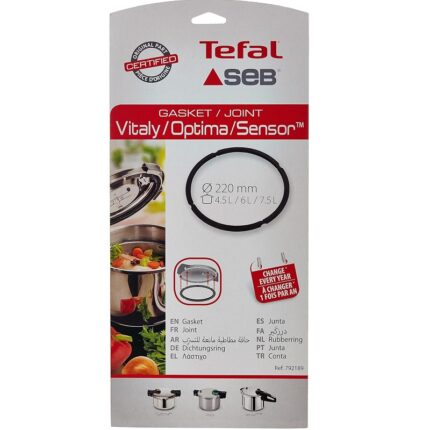 Tefal seb joint 4.5/ 6L /7.5L Ø220mm 792189 (pièce)