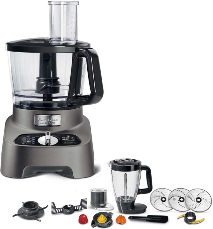 robot Moulinex robot multifonction avec 10 accessoires Double Force FP825E10