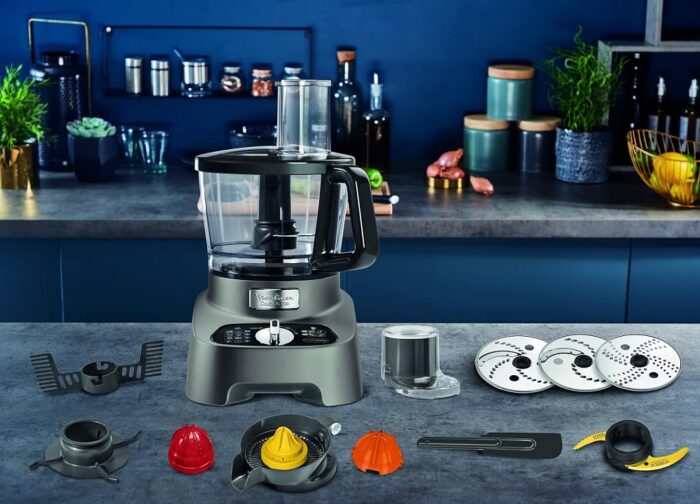robot Moulinex robot multifonction avec 10 accessoires Double Force FP825E10