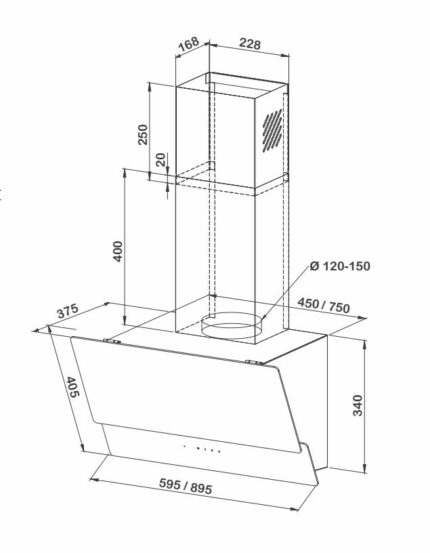 hotte encastrable proff LD47