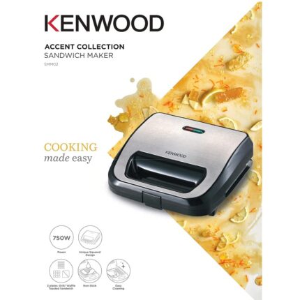 Kenwood machine à sandwich 3 en1 Smm02.000Si