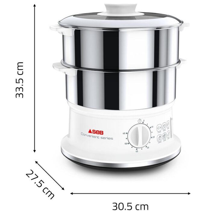 Seb cuiseur vapeur convenient inox VC145100 – Image 9