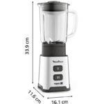 Moulinex Blender Pulseo Métal LM17GD10 – Image 3
