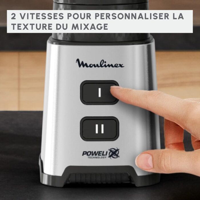 Moulinex Blender Pulseo Métal LM17GD10 – Image 8
