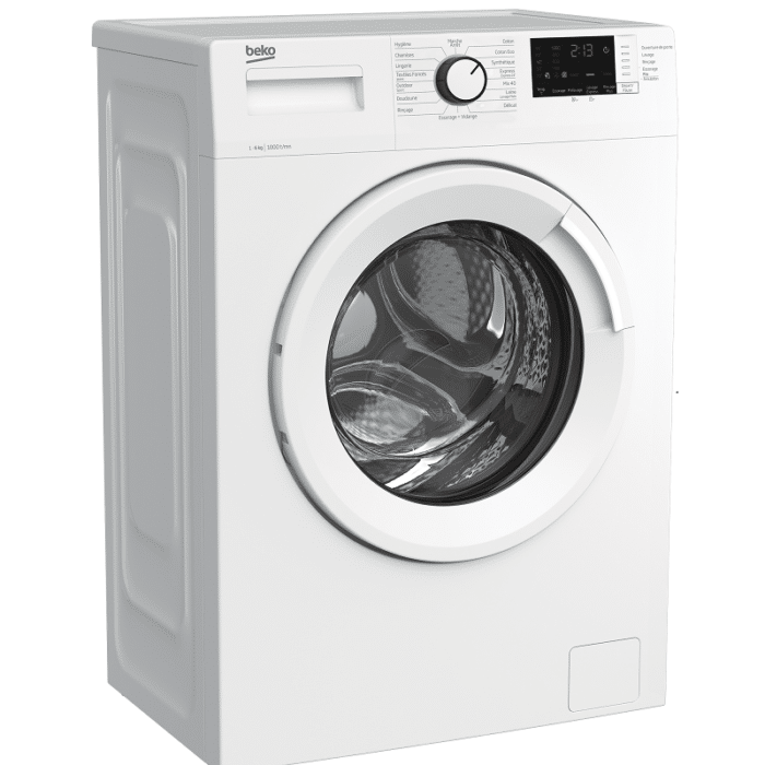 Beko lave linge 6kg 1000tr min WUE6512XWW – Image 3