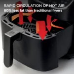 Kenwood friteuse Air Fryer 7L Black HFP80.000BK – Image 7