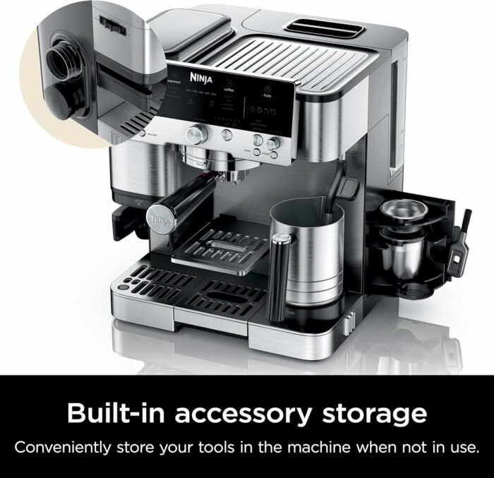 Ninja machine à café Luxe Premier cafetière broyeur à grains ES601EU – Image 5