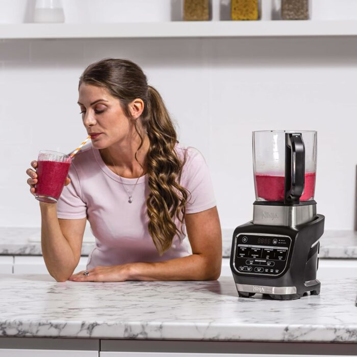 Ninja Blender 1000w 6 vitesses noir/en verre HB150EU – Image 11