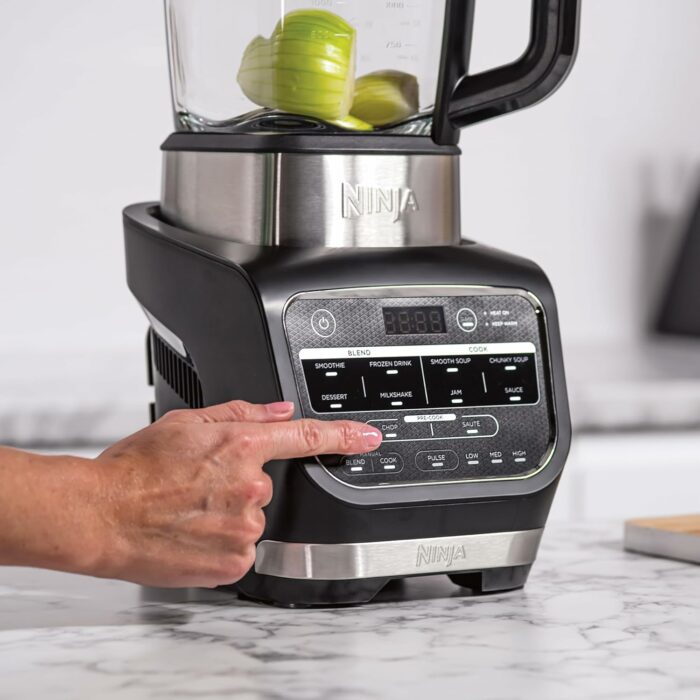 Ninja Blender 1000w 6 vitesses noir/en verre HB150EU – Image 9
