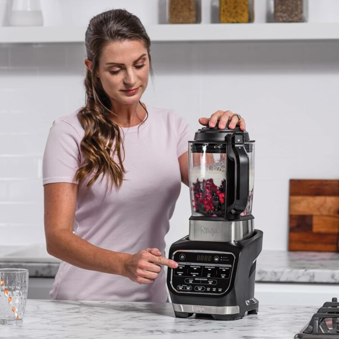 Ninja Blender 1000w 6 vitesses noir/en verre HB150EU – Image 10